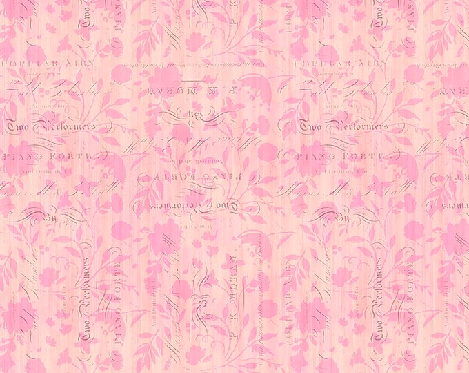 Laurelwood Floret Fabric // FreeSpirit PWBW003.XPINK by the Half Yard