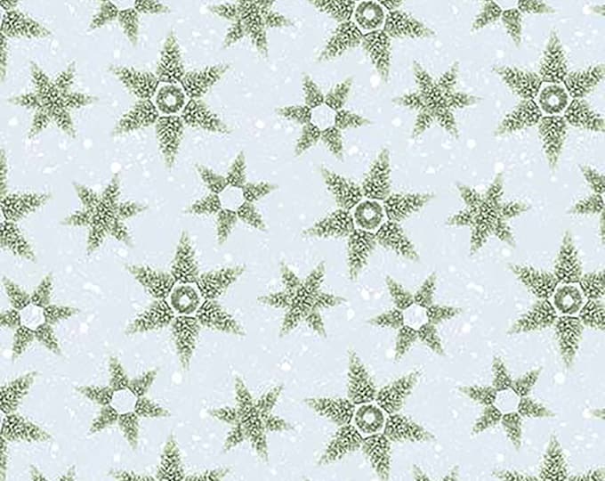 Holiday Spirit Star Tree Fabric // Henry Glass 719 61 by the Half Yard