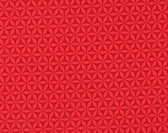 Holiday Flurry RUSTIQUE WINTER Fabric // Michael Miller DC7987-REDX-D by the Half Yard