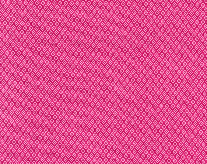 Jungle Paradise Hibiscus Diamond Dot Fabric // Moda 20788 16 by the Half Yard