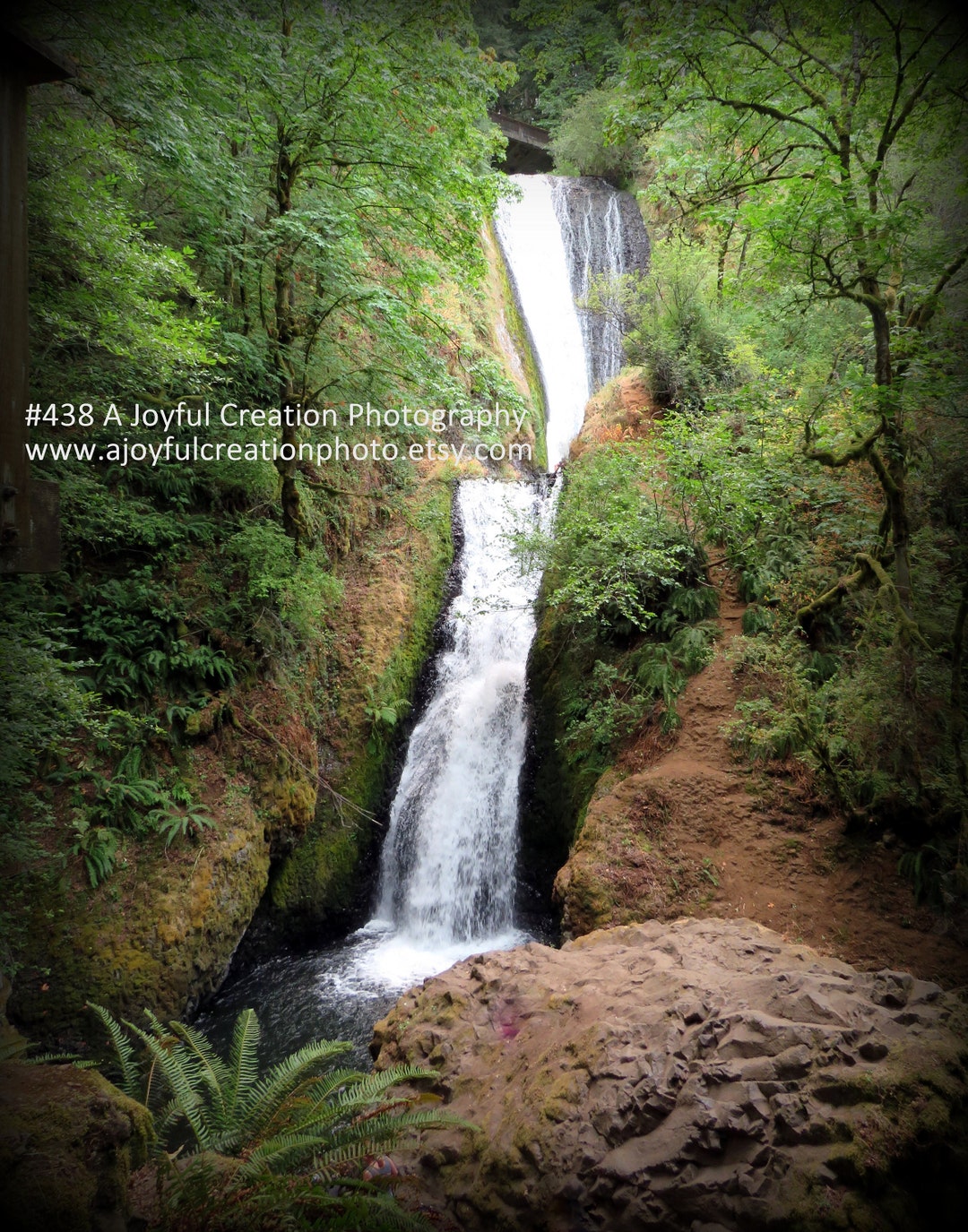 Oregon Bridal Veil Bridal Veil Falls Oregon Waterfalls Etsy