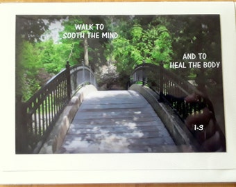 5x7 BLANK NOTE CARD - Lithia Park - Ashland, Oregon