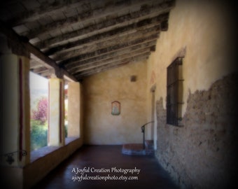 CALIFORNIA MISSION - Mission San Carlos Borromeo de Carmelo -   11x14 photograph