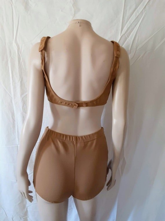 Vintage 1960's Nude Bikini Mid Century Bikini 60'… - image 6