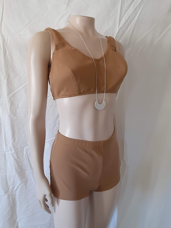 Vintage 1960's Nude Bikini Mid Century Bikini 60'… - image 1