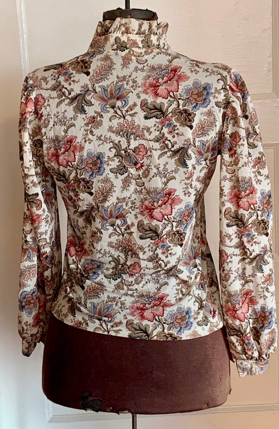 Vintage 70s Teddi Of California Polyester Blouse - image 4