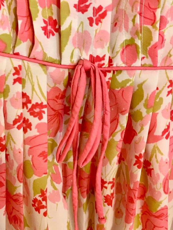 Vintage 60’s R & K Original Pink Floral Dress - image 8
