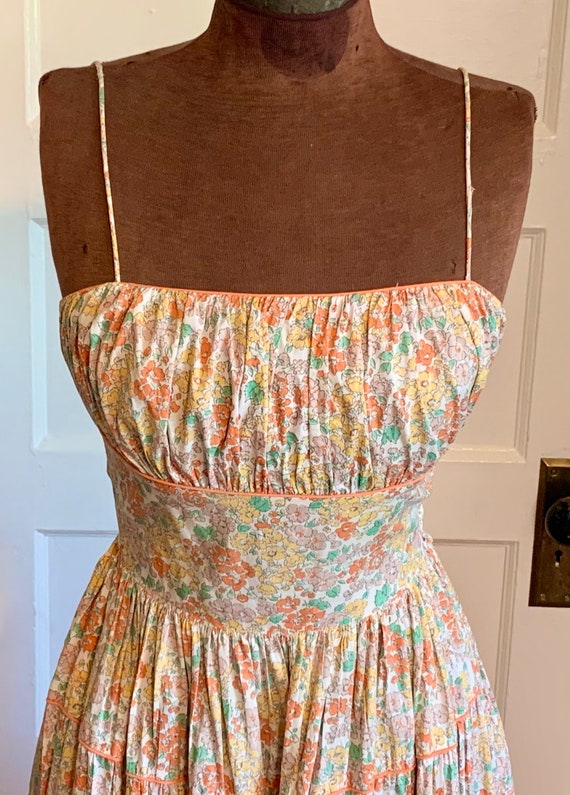 Gorgeous 1950s Liberty Print Cotton Lawn   Party D