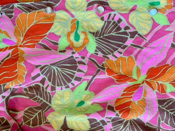 Vintage Tropical Late 60’s Woman’s Graff Blouse - image 8