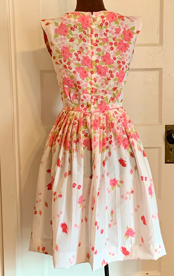 Vintage 60’s R & K Original Pink Floral Dress - image 4