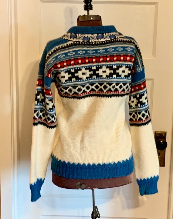 Vintage 60’s/70’s Gann Wool Nordic Sweater - image 4