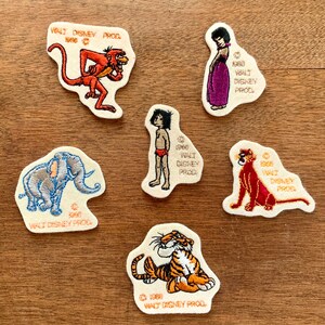 Vintage 1966 Disney Jungle Book Patches