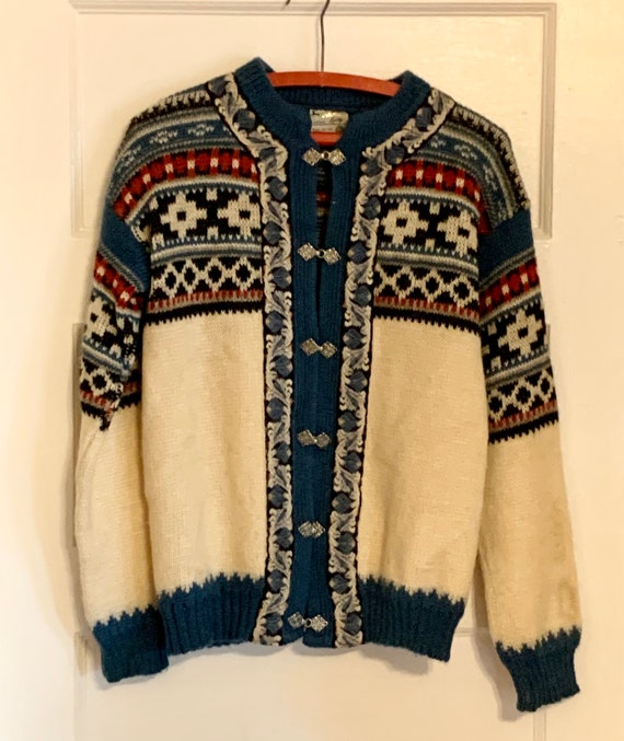 Vintage 60’s/70’s Gann Wool Nordic Sweater - image 7