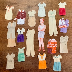 1920s Paper Doll “James Francis”
