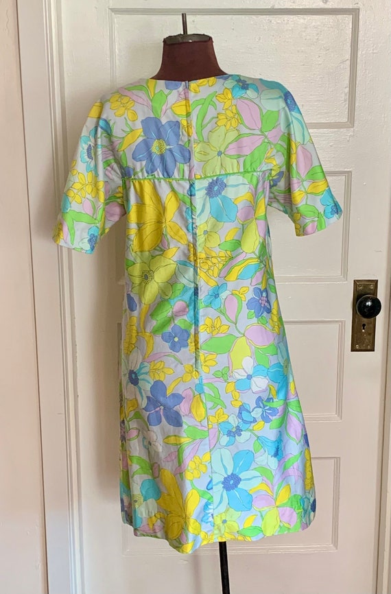 Vintage 1960’s Paradise Of Hawaii Tropical Dress - image 3