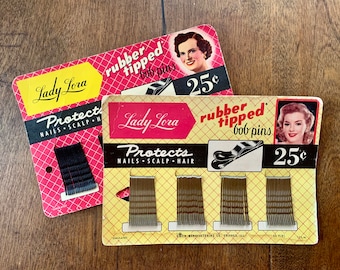 Vintage Dead Stock 50’s  Era Bobby Pins