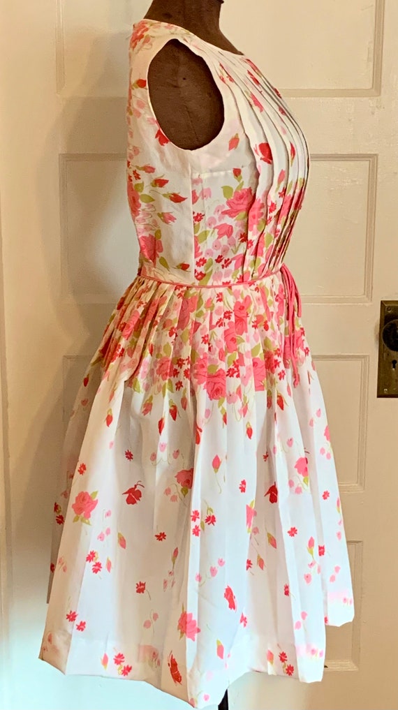 Vintage 60’s R & K Original Pink Floral Dress - image 5