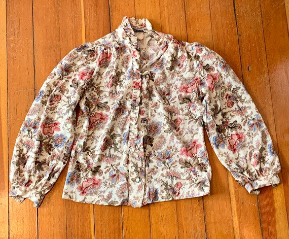 Vintage 70s Teddi Of California Polyester Blouse - image 6