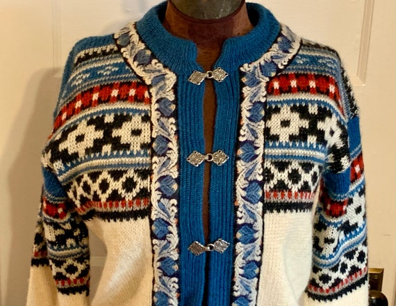 Vintage 60’s/70’s Gann Wool Nordic Sweater - image 1