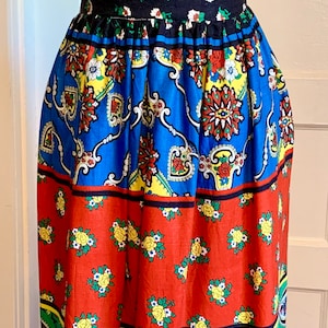 Vintage Montgomery Ward Paisley Skirt