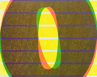 3-color Neon Zero Print