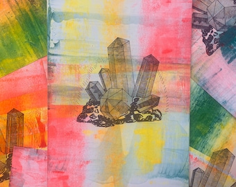 Multi-colored Crystal Print (One-of-a-Kind)