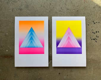Dawn and Dusk Portals Diptych
