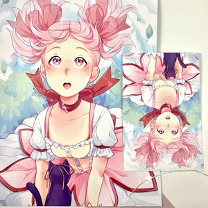 Matte Print Madoka Kaname Puella Magi Madoka Magica Anime and Manga Fanart