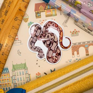 Red Tail Boa Reptile Vinyl Sticker