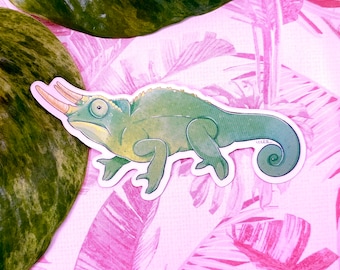 Jackson’s Chameleon Reptile Vinyl Sticker