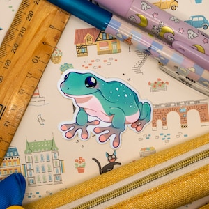 Dumpy Tree Frog Vinylklistermärke