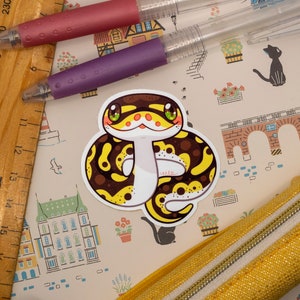 Ball Python Reptile Vinyl Sticker