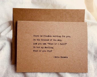 Motivation Card - Encouragement Card - Motivation Quote Card - Encouragement Quote Card - Inspiration card - Inspiration quote - rustic card
