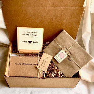 Long Distance Relationship &quot;Love Across Miles&quot; gift box Open when envelopes - LDR care package - LDR care kit long distance Christmas gift
