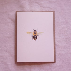Personalized Honey Bee Greeting Cards - personalized honey bee folded note cards - honey bee blank note cards - bee thank you cards