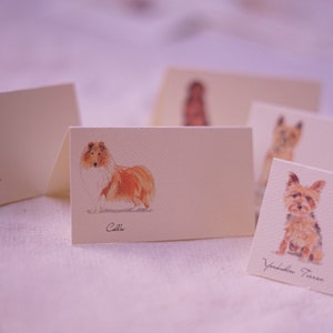 Dog Table Place cards - Dog Table Name Cards - Pet Place cards - Dog wedding place cards - dog lovers wedding -pet lover wedding - dog theme