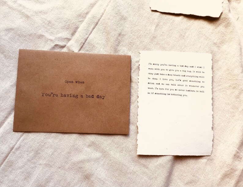 8 Open When envelopes with 8 PRE-MADE letter content - long distance letter- pre-made love card - long distance relationship Christmas gift image 6