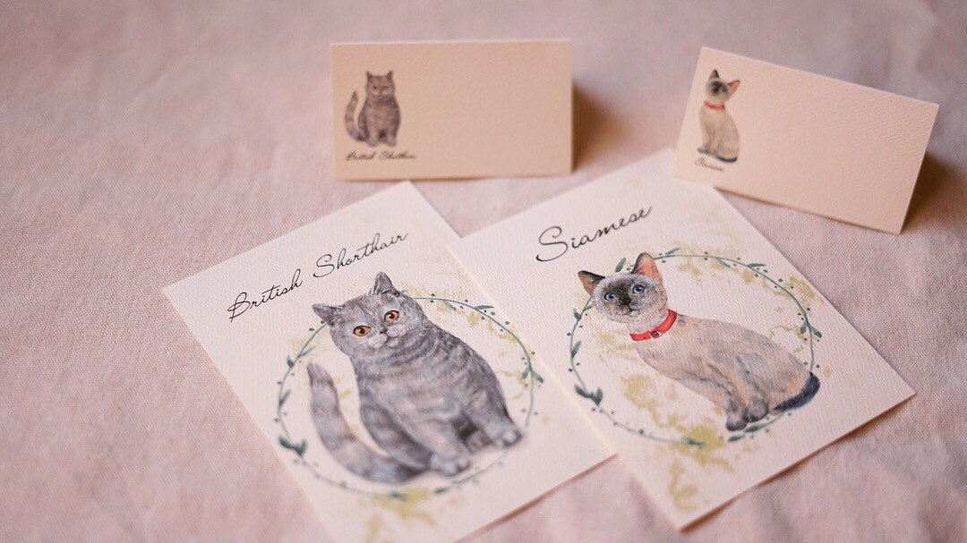 Printable DIY or Printed - 12 Cats Table Sign - Cats Table Number - Pet ...