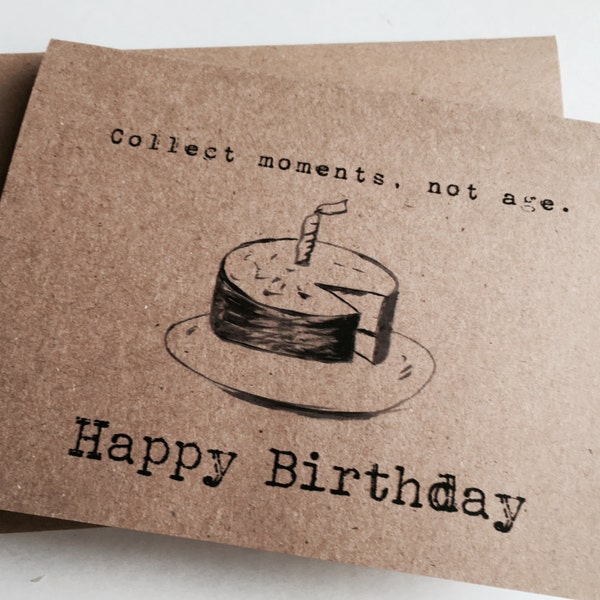 Rustic Birthday Card - Etsy