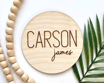 Baby Name Announcement Sign, Wooden Baby Name Sign, Baby Hospital Sign, Custom Baby Name Sign, Baby Shower Gift, Baby Name Sign