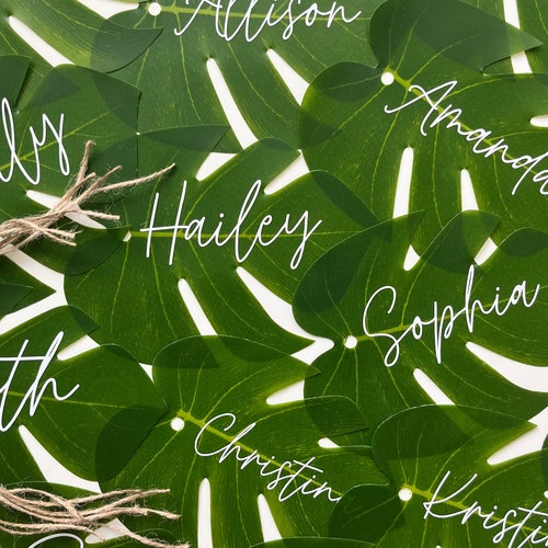 Tropical Leaf Name Tag Monstera Name Tag For Bags Tropical Etsy Tropical Leaf Name Tag Monstera Name Tag For Bags Tropical Etsy