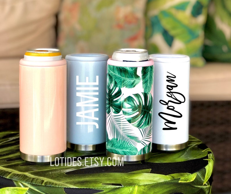 Future Mrs Engagement Gift Mrs Skinny Can Cooler Seltzer Cooler Engagement Gift Personalized Mrs Gift Engagement Present Bridal Shower Gift image 5