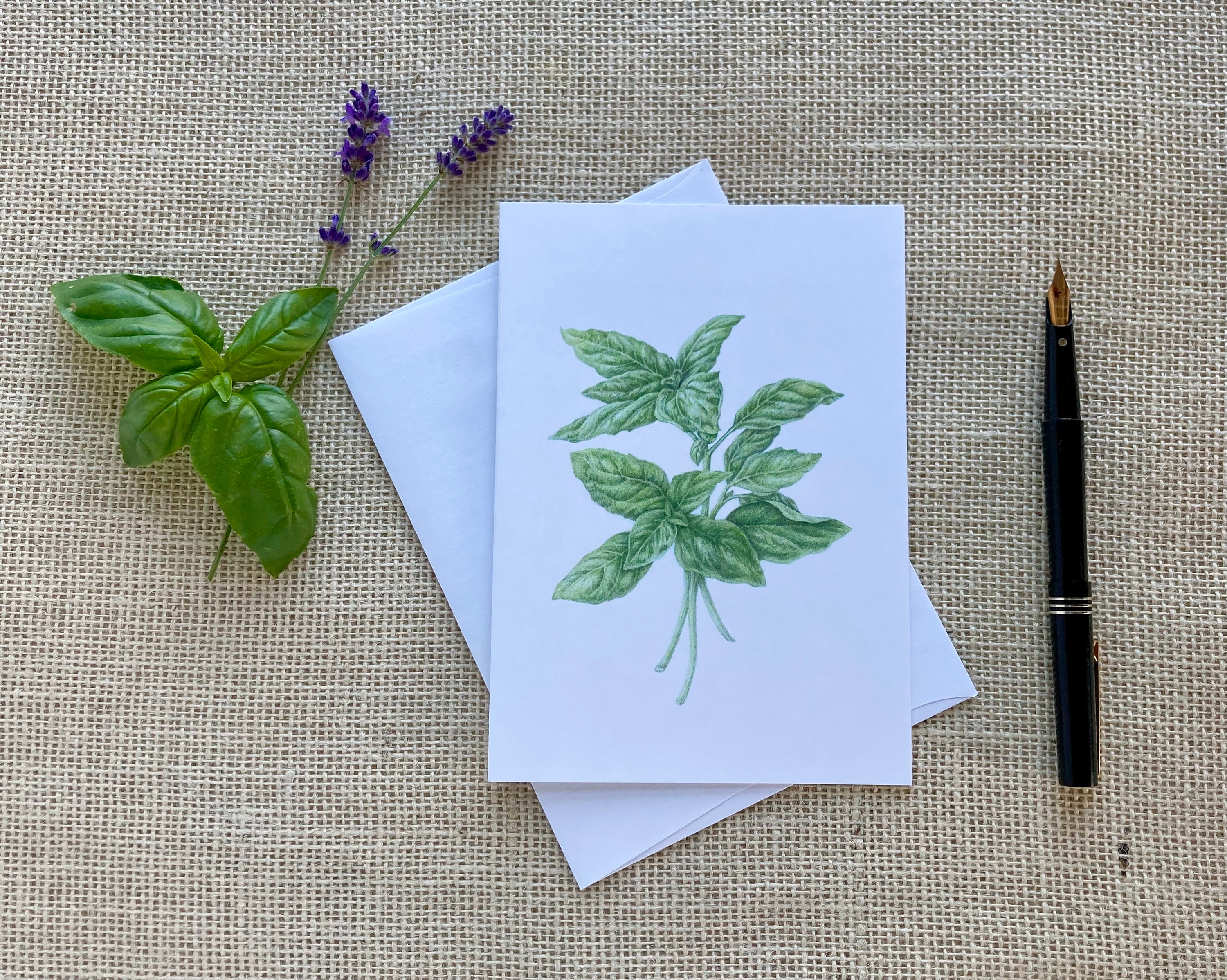 Herb Garden Card Assortment-6 Blank Greeting Cards-2 Each of 3 Designs ...