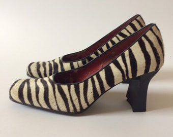 zebra print court shoes