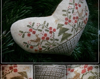 Christmas Heart / Cross stitch pattern