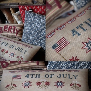 Patriotic Series #6  4th of July / Cross stitch pattern / PDF