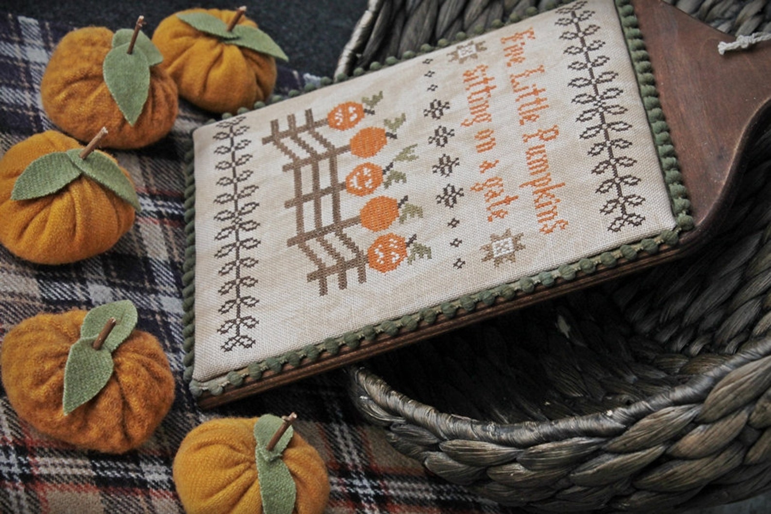 Five Little Pumpkins / Cross Stitch Pattern / PDF - Etsy