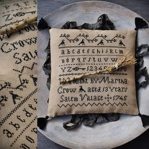 Martha Crow / Primitivt korsstygnsmönster / PDF