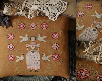 Feed the Birds / Cross stitch pattern / PDF