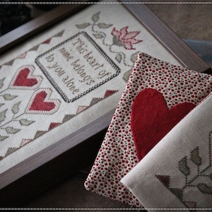 Fraktur Love / Schema punto croce primitivo